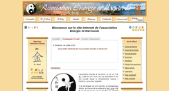 Desktop Screenshot of energie-harmonie.fr